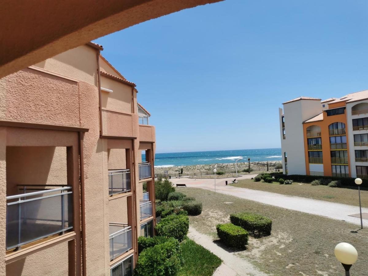 Cap De Mer - Vue Sur Mer - Une Chambre - Une Terrasse - Acces Direct Plage - Commerces A Proximites Ле Баркарес Экстерьер фото